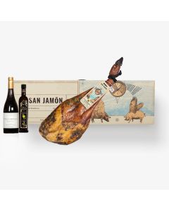 Lote Paleta Ibérica, Rioja Reserva y  Aceite de Oliva Virgen Extra Ecológico